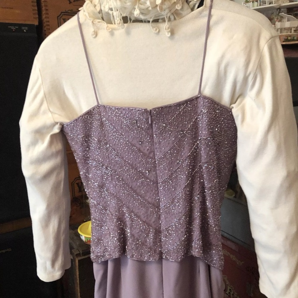 Elegance Montage Collection Mini Cheri Gown Size 12 Lavender - Picture 11 of 16